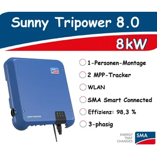 SMA Sunny Tripower 8.0 3 Phase 8kW 2 MPPT IP65