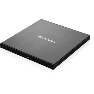 Verbatim External Slimline Blu-ray Writer, USB-C 3.0 (43889)
