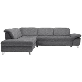 Beldomo Style Ecksofa , Braun, Grau , Textil , Ottomane links, L-Form , 319x260 cm , Goldenes M , Bettkasten erhältlich, Bettfunktion erhältlich, Hocker erhältlich, Rücken echt , Wohnzimmer, Sofas & Couches, Wohnlandschaften, Ecksofas