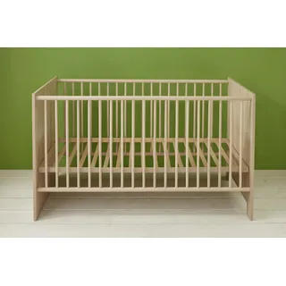 Babybett TRENDTEAM "Olivia, Deal für begrenzte Zeit", grau (eichefarben sägerau), B:78cm H:83cm L:143cm, Holzwerkstoff, Babybetten, Babybett