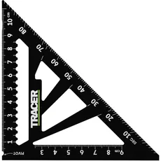 TRACER Speed Square 110 mm Sparrenwinkel mit metrischen und Hüft- und Talwaagen, Dach- und Tischlermarkierungswerkzeug