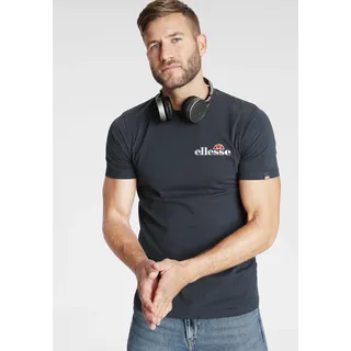 T-Shirt ELLESSE "Voodoo Tee", Herren, Gr. XXL, blau (marine), Obermaterial: 100% Baumwolle, schmal hüftlang, Rundhals, Shirts T-Shirt