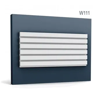 Orac 3D Wandpaneel Orac Decor W111 Modern Bar weiß 2 St. 200 x 2 x 25 cm