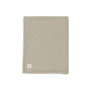 Jollein 516-522-67052 Kinderdecke mit Fleece Soft Waves Olive (100x150 cm)