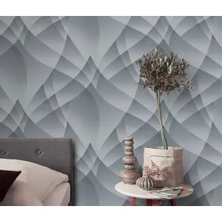 Fashion for walls Vliestapete Lumina 10,05 m x 0,53 m 0 g Silber 34193
