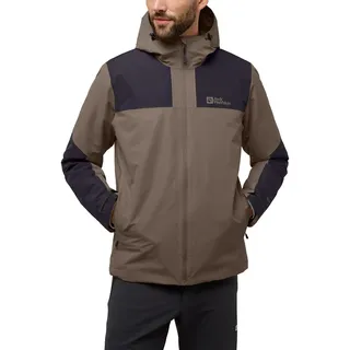 Jack Wolfskin Herren Jasper Ins Jkt M, Cold Coffee, XL EU
