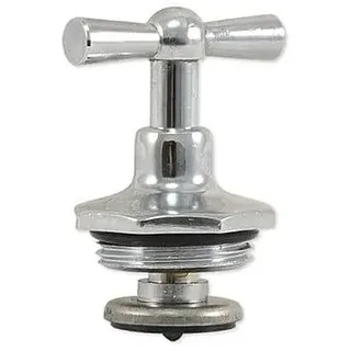 Ventiloberteil mit Knebel - poliert verchromt zu Auslaufventil 3/4''
