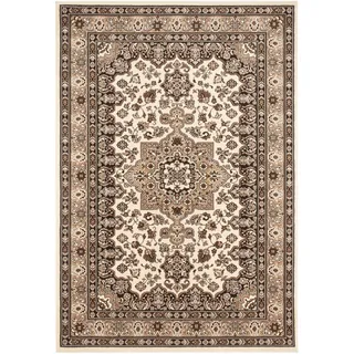 Nouristan Parun Täbriz Kurzflorteppich 120 x 170 cm Beige
