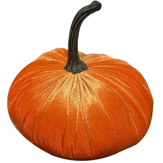 Uposao 3D Plüsch Kürbis Dekokissen, 20CM Halloween Kürbiswurf Kissen Plüsch Weiche Halloween Kürbis Dekorative Sofa Kissen Sitzkissen Zierkissen Dekoration für Sofa Couch Schlafzimmer,Orange