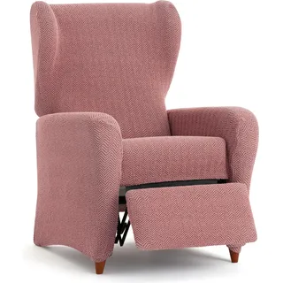 ECOMMERC3 Bi-elastischer Bezug für Relaxsessel, sehr elastisch, Rosa, anpassbar, atmungsaktiv und einfach anzubringen, mit Schaumstoffen und Gummibändern
