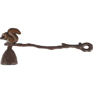 Kerzenlöscher Kerzen Löschhut Flammenstopper Gusseisen Eichhörnchen Nuss
