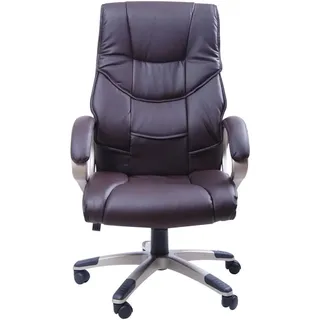 Homcom Chefsessel Kunstleder Schwarz