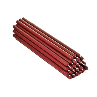 Nklaus Bienenwachskerze 21 cm rot 25 St.