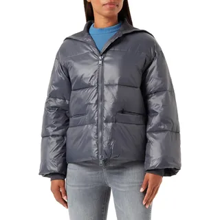 Armani Exchange Women's Light Weight, Turtle Neck, Casual Fit, Soft Touch Shell Jacket, Racing, Small