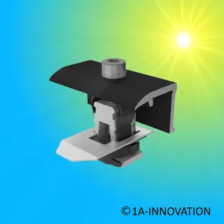 K2 Systems Modulendklemme Clamp EC 25-40 schwarz