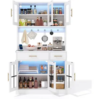 Okwish Buffet 100 x 40 x 180 cm Weiß