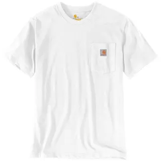 CARHARTT K87 Pocket T-Shirt - White - L