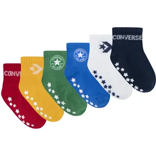 Converse Socken »CHN CORE 6PK GRIP INF TOD SCKS« 6 Stk. tlg. für Babys, rot