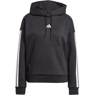 adidas Fleece Hoodie Schwarz/Weiß XL