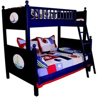 Etagenbett Klassische Blau 190 x 120 x 165 JVmoebel - Blau