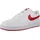 Court Vision Low Herren White/University Red 44