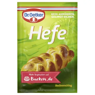 Dr. Oetker Hefe 4 x 500g Mehl, 20er Pack