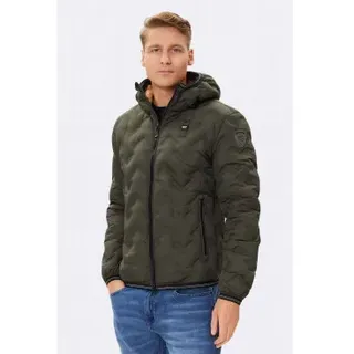 Blauer für Herren. 25WBLUC03233 Piery grünlich-braune abgewinkelte Jacke grünlich-braun (XXL), Lässig, Polyester