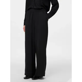 Pieces PCTIFFANY HW WIDE PANTS WVN NOOS BC Schlupfhose Schwarz S