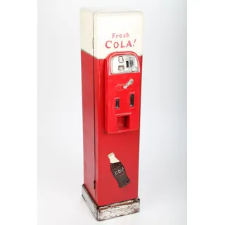 point-home Design-Schrank "Getränke-Automat", Retro, rot weiß, 84cm