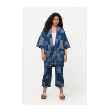 Jeans-Kimono, Mustermix, Egg-Shape, 3/4-Arm