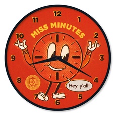 Bild International Loki Wanduhr (Miss Minutes) 25 cm Durchmesser – Offizielles Merchandise-Produkt