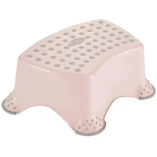 KEEEPER Tritthocker, Ab ca. 3 bis ca. 14 Jahre, Anti-Rutsch-Funktion, Tomek, Nordic Pink