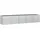 Garten-Hochbeet 400 x 80 x 77 cm Silber