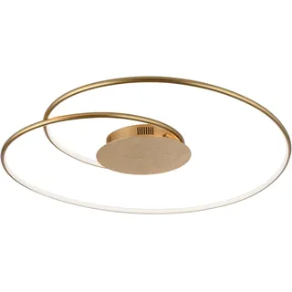 Paul Neuhaus LED-Deckenleuchte Nastro Gold 70 x 65 cm