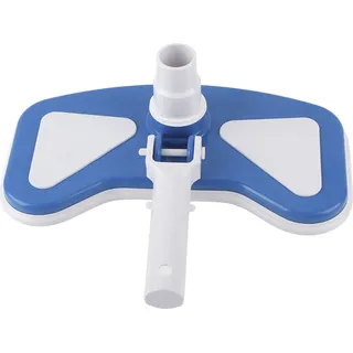 12'' Schwimmbad gebogen blau und weiß Saug-Vakuum-Kopf-Bürste Pool-Tools