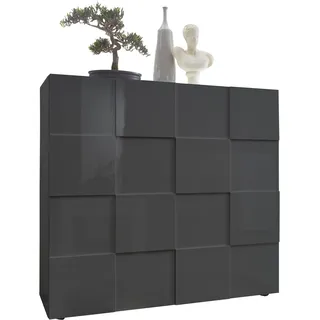 Home Affaire Highboard Dama 121 x 111 cm Grau