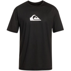 Bild Kurzärmliges Surf-T-Shirt mit UPF 50 SOLID Streak Männer Schwarz M