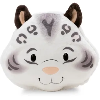 NICI Kuschelkissen Schneeleopard Eleni Snowbell 35 x 30 cm Weiß