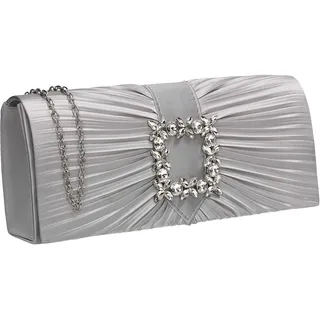 SwankySwans Damen Chloe Clutch, Silber