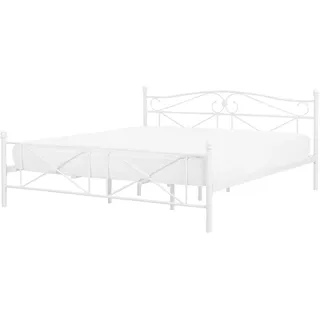 Beliani Bett, mit Lattenrost Metall 180x200 cm