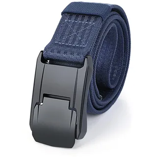 Cozary Taktischer Gürtel Elastischer, 3.8cm Arbeitsgürtel Herren mit Schnellverschluss-Metallschnalle, Outdoor Gürtel Herren für Draussen Sportarten Camping
