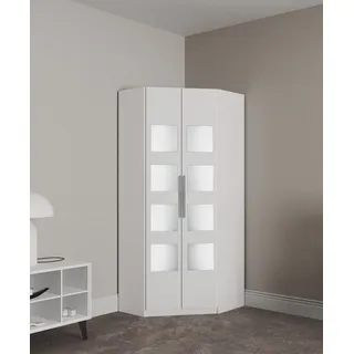 Priess Eckschrank Saragossa 0 x 193 x 0 cm Weiß