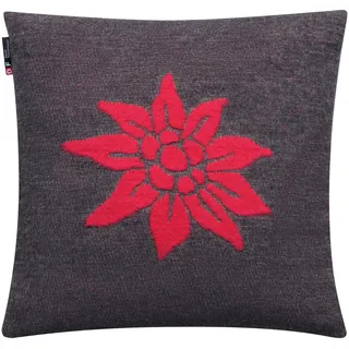 David Fussenegger Zierkissen , Dunkelgrau , Textil , Füllung: Faserbällchen , 40x40 cm , Heimtextilien, Wohntextilien, Kissen, Zierkissen