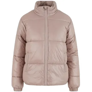 URBAN CLASSICS Recycled Short Shiny Puffer Jacket - Dusk Rose - S