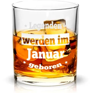 Joymaking Whiskeyglas - Geschenk für Männer, Geburtstagsgeschenk im Januar, Sinnvolle Lustige Geschenke für Papa Freund Mitarbeiter Sohn Opa 10oz