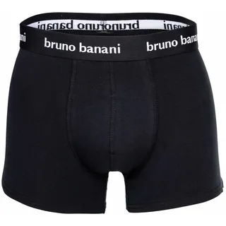 Bruno Banani Herren Boxershorts Multipack - Every Day, Baumwolle Schwarz/Grau/Weiß/Blau L