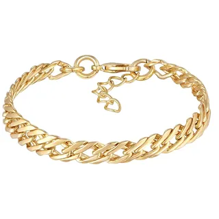 Elli Armband Damen Glieder Twisted Klassisch Goldfarben