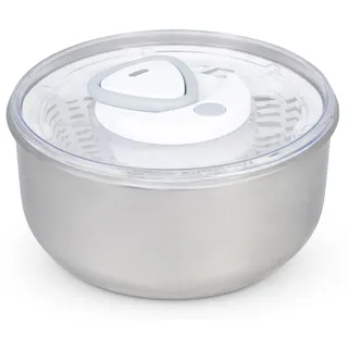 Zyliss Easy Spin 2 Salatschleuder 6 L Edelstahl Weiß