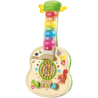 Vtech Spielzeuggitarre Interaktive Holz-Gitarre bunt