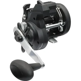 Abu Garcia Cardinal® Line Counter Rolle - Präzise Schnurverfolgung, Carbon Matrix Drag, hohe Schnurkapazität, Süß- und Salzwasser, Lachs, Hecht und Seeforelle, Schwarz, 20 LC, Rechtshand
